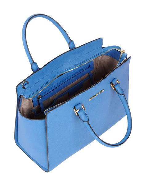 macys michael kors blue bag